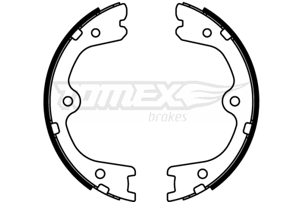 Sada brzdových čelistí TOMEX Brakes